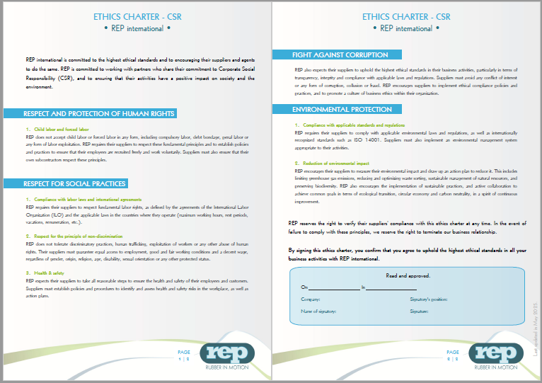 CSR charter and reach