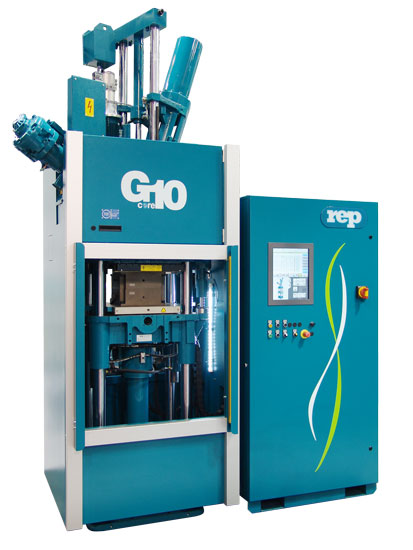 vertical rubber injection press 