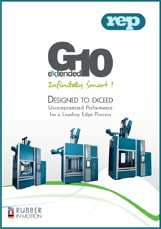 G10 Extended flyer of rubber injection press REP 